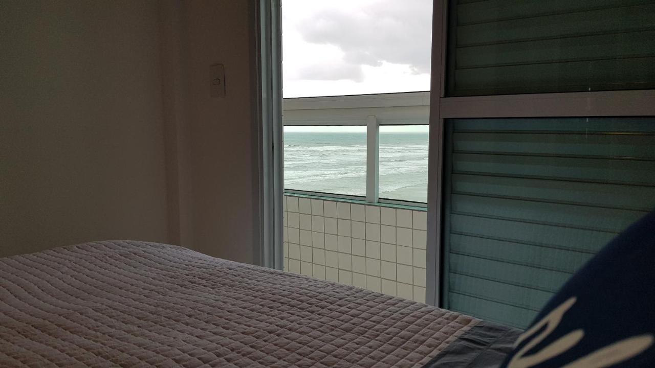 Apto Pe Na Areia Ar Condicionado Internet Estacionamento Portaria 24H Apartment Praia Grande  Luaran gambar